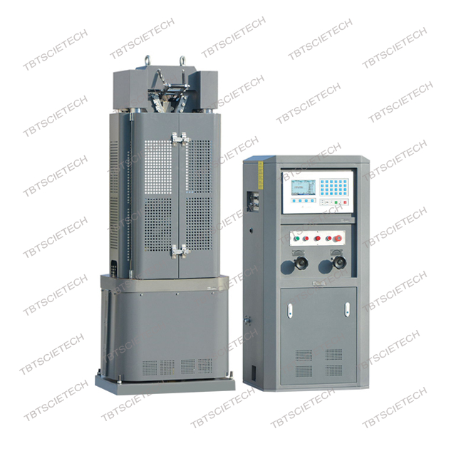 Tampilan Digital Mesin Uji Universal Elektro-hidraulik 6 Kolom