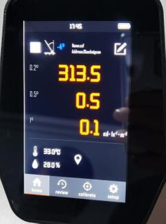 Retroreflectometer Instrumen Portabel untuk marka jalan