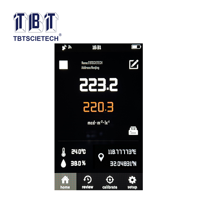 Retroreflectometer untuk tanda jalan