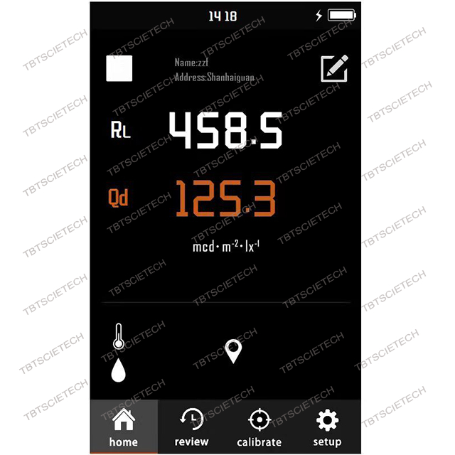 Retroreflectometer TBTRMR-1J Berkualitas Tinggi untuk marka jalan