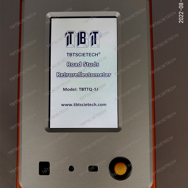 Retroreflectometer TBTTQ-1J Pengukur Portabel untuk marka jalan