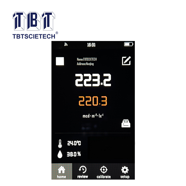 Retroreflectometer untuk tanda jalan