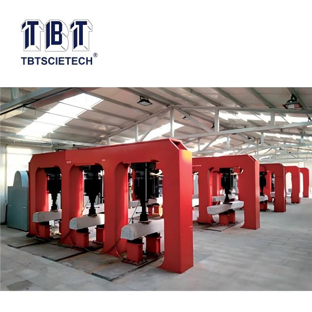 Mesin uji tidur rel statis dan dinamis 